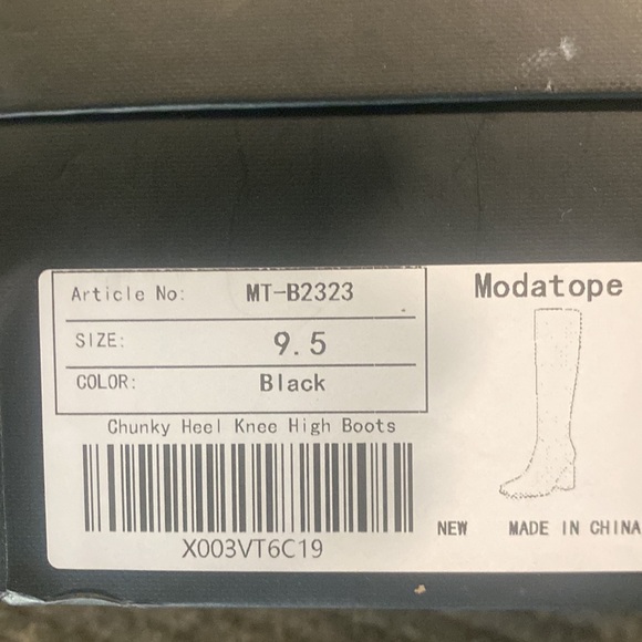 Knee High Boots  Chunky Tall Long Boots - Picture 6 of 6